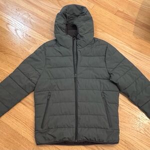 Abercrombie & Fitch Dark forest green Puffer Jacket
